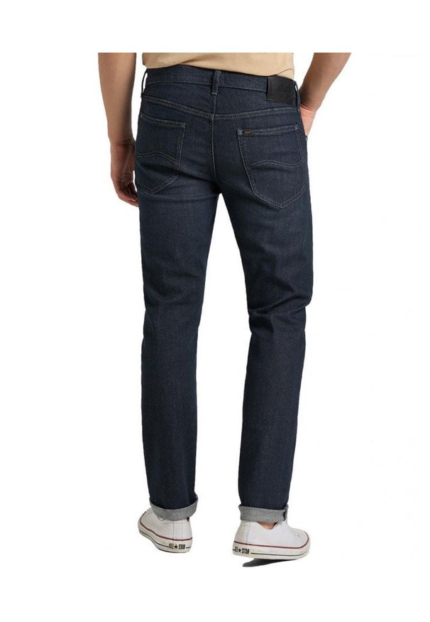 Lee - LEE DAREN ZIP FLY MĘSKIE SPODNIE JEANSOWE DARK SHARK L707TZUN 112145479
