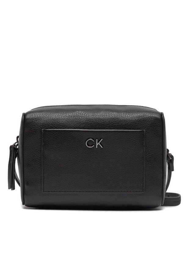 Calvin Klein Torebka Ck Daily Camera K60K612274 Czarny. Kolor: czarny. Materiał: skórzane