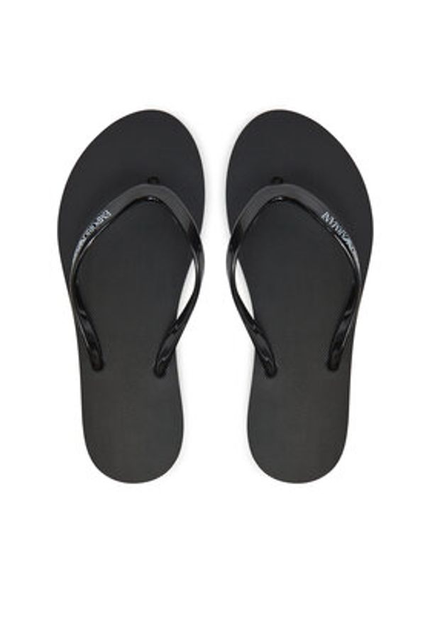 Emporio Armani Japonki XVQS09 XN118 00002 Czarny. Kolor: czarny