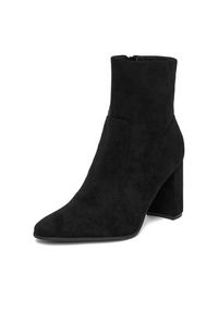 Jenny - JENNY Botki CEO-R25AW2401 Czarny. Kolor: czarny. Materiał: materiał #7