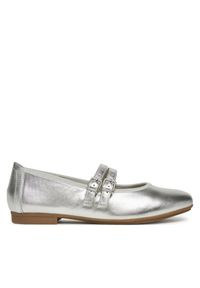 Baleriny Jana. Kolor: srebrny #1