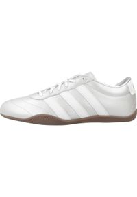Adidas - Kapcie ADIDAS GRAND COURT LO Srebrny. Kolor: szary. Materiał: tkanina, skóra. Styl: sportowy