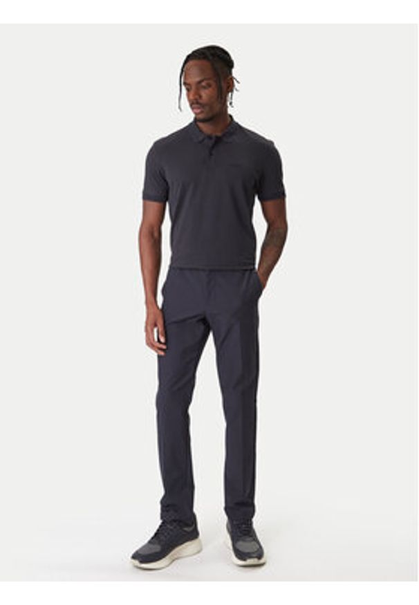 BOSS Polo Pio 1 50554574 Granatowy Regular Fit. Typ kołnierza: polo. Kolor: niebieski. Materiał: bawełna