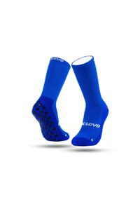 CALSOVO - Skarpetki z gripem - Antypoślizgowe - Jeden rozmiar - Piłka nożna. Kolor: niebieski. Materiał: bawełna, nylon, elastan. Sport: piłka nożna