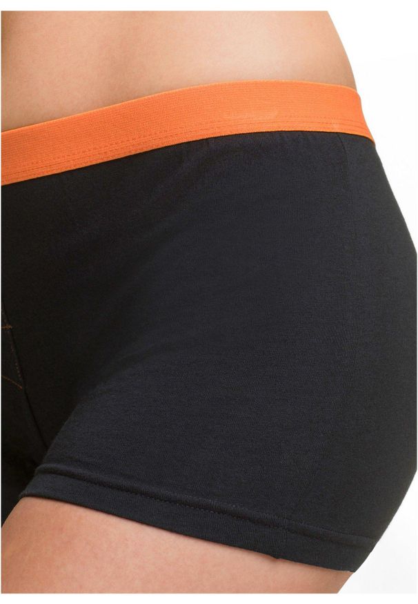 bonprix - Bokserki damskie (4 pary). Kolor: czarny