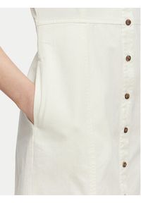 French Connection Sukienka jeansowa 71SZN Biały Regular Fit. Kolor: biały. Materiał: bawełna #4