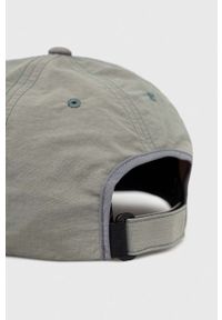 Volcom czapka z daszkiem kolor zielony z aplikacją. Kolor: zielony. Wzór: aplikacja #2