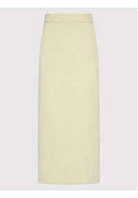 Samsoe & Samsoe - Samsøe Samsøe Spódnica ołówkowa Joanne F22200029 Beżowy Slim Fit. Kolor: beżowy. Materiał: bawełna #3