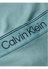 Calvin Klein Performance Legginsy 00GWS3L605 Niebieski Slim Fit. Kolor: niebieski. Materiał: syntetyk