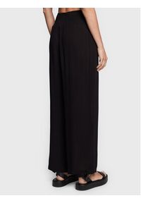 Lauren Ralph Lauren Spodnie materiałowe 20151090 Czarny Regular Fit. Kolor: czarny. Materiał: wiskoza, materiał