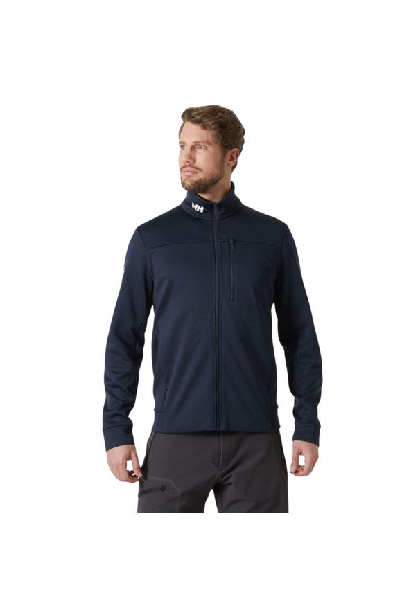 Bluza sportowa męska Helly Hansen Crew Fleece Jacket M. Kolor: niebieski. Materiał: polar. Sport: turystyka piesza