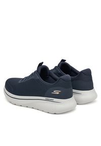 skechers - Skechers Sneakersy Go Walk Arch Fit N-Joy 217078 NVY Granatowy. Kolor: niebieski. Materiał: materiał #4