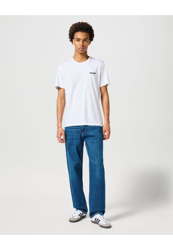 Męskie Spodnie Jeansowe Wrangler Relaxed Fit Knox 112352871. Okazja: na co dzień. Styl: klasyczny, casual