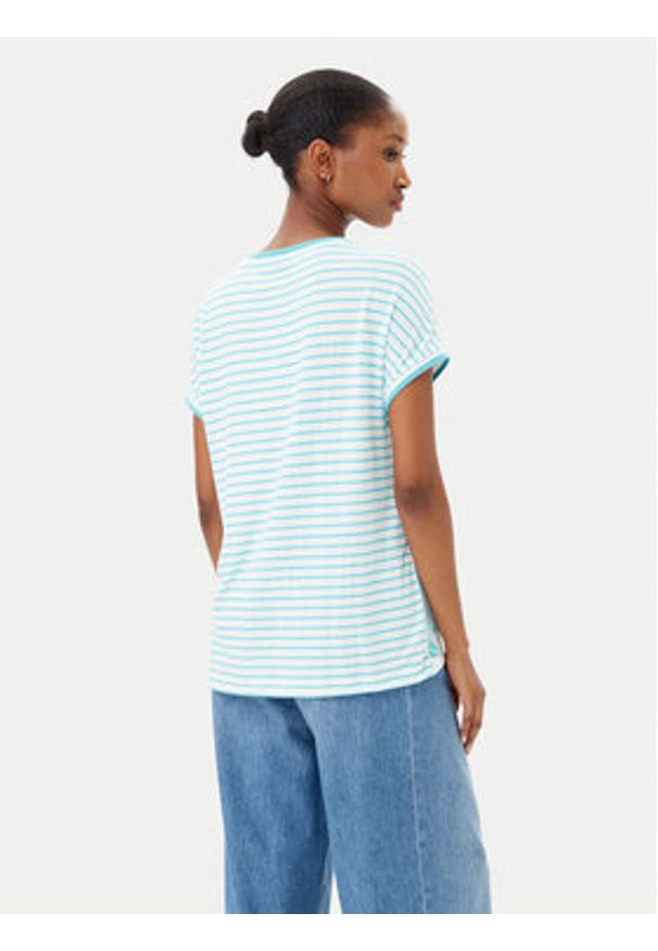 Olsen T-Shirt 11105047 Niebieski Regular Fit. Kolor: niebieski. Materiał: wiskoza