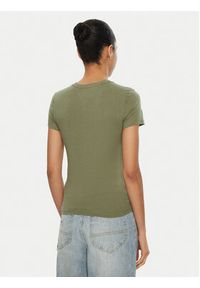 Tommy Jeans T-Shirt Essential DW0DW19447 Zielony Slim Fit. Kolor: zielony. Materiał: bawełna #4