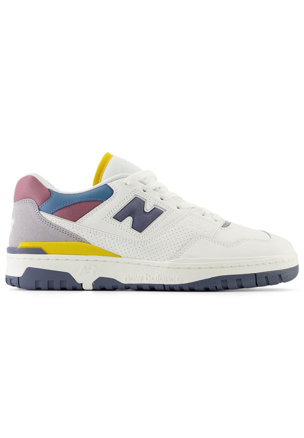 Buty unisex New Balance BB550PGB – multikolor. Okazja: na co dzień. Kolor: wielokolorowy. Materiał: skóra, syntetyk, materiał. Szerokość cholewki: normalna