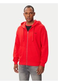 Hugo - HUGO Bluza Dapozip 50548651 Czerwony Relaxed Fit. Kolor: czerwony. Materiał: bawełna #1