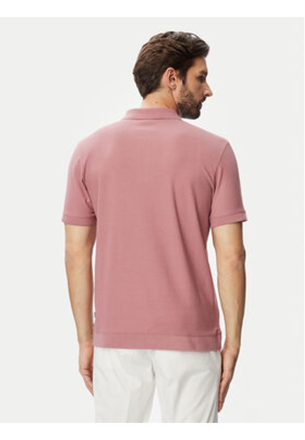 JOOP! Polo Jj-Tibaris 30103411 Różowy ciemny Regular Fit. Typ kołnierza: polo. Kolor: różowy. Materiał: bawełna