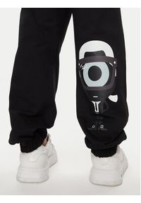 Karl Lagerfeld - KARL LAGERFELD Spodnie dresowe 705097 542930 Czarny Regular Fit. Kolor: czarny. Materiał: bawełna