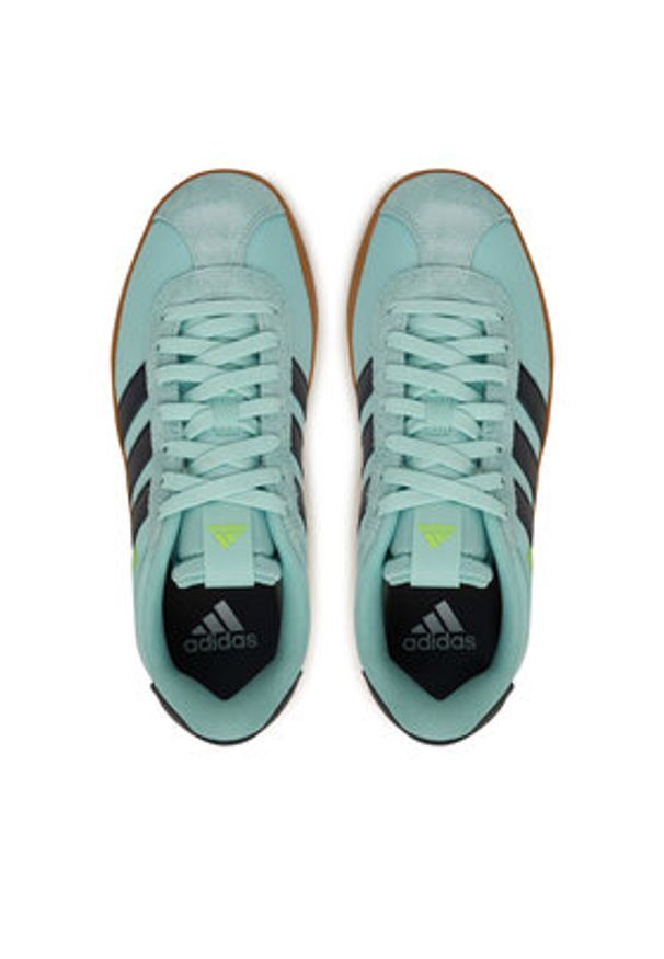 Adidas - adidas Sneakersy VL Court 3.0 JS2057 Turkusowy. Kolor: turkusowy. Materiał: materiał