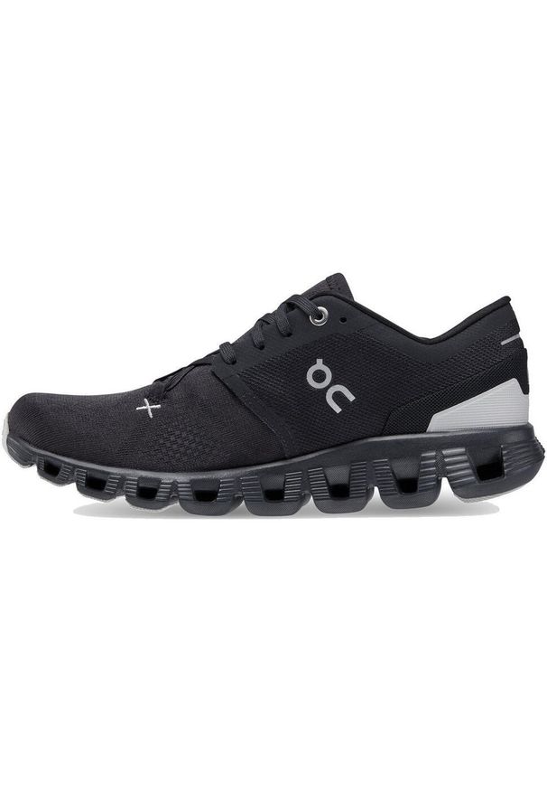 Buty do chodzenia damskie On On On Cloud X 3 W. Zapięcie: sznurówki. Kolor: czarny. Materiał: materiał, syntetyk. Szerokość cholewki: normalna. Sport: turystyka piesza