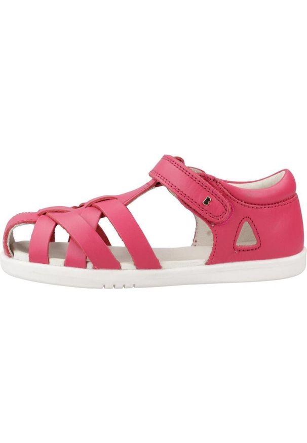 Sandały BOBUX TROPICANA II Rose. Kolor: różowy. Materiał: skóra. Sezon: lato