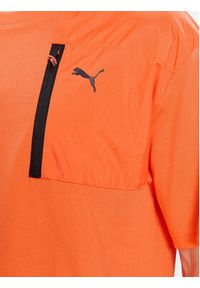 Puma T-Shirt Open Road 675895 Pomarańczowy Regular Fit. Kolor: pomarańczowy. Materiał: bawełna