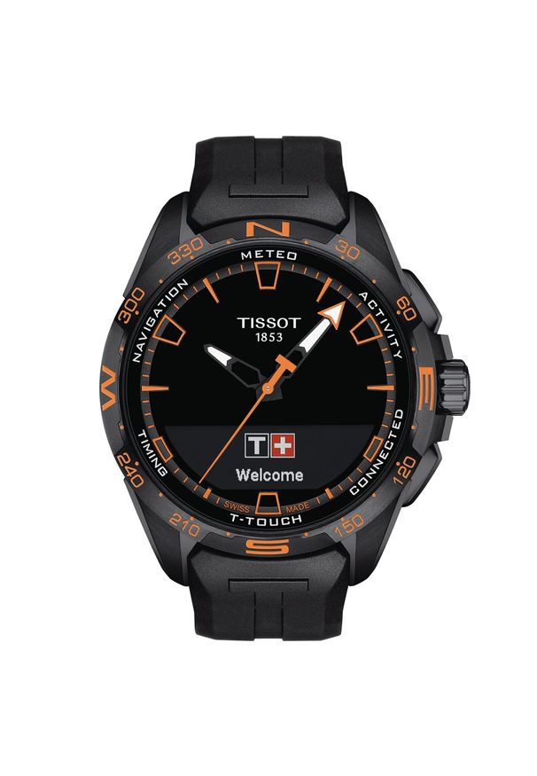 Zegarek Męski TISSOT Connect Solar T-TOUCH T121.420.47.051.04. Rodzaj zegarka: cyfrowe. Materiał: koronka. Styl: casual, klasyczny, sportowy