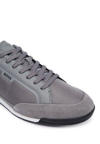 BOSS Sneakersy Nitan 50568486 Szary. Kolor: szary. Materiał: materiał #3