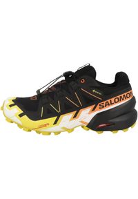 salomon - Buty do biegania męskie Salomon Speedcross 6 Gtx. Kolor: czarny. Materiał: materiał, syntetyk. Szerokość cholewki: normalna. Model: Salomon Speedcross