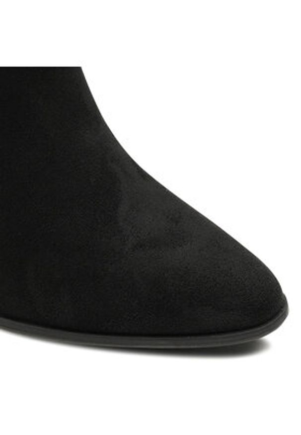 Jenny Fairy Kozaki LS5784-02 Czarny. Kolor: czarny. Materiał: materiał