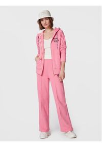 Femi Stories Spodnie dresowe Flare Różowy Relaxed Fit. Kolor: różowy. Materiał: bawełna #4