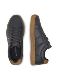 Lanetti Sneakersy MP07-11664-07 Granatowy. Kolor: niebieski. Materiał: skóra #7