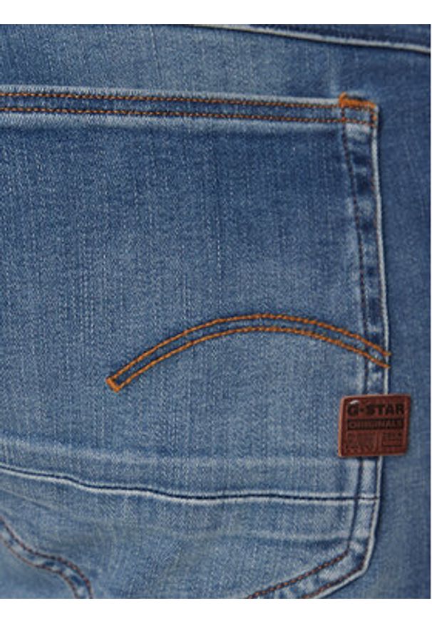 G-Star RAW - G-Star Raw Jeansy D-Staq D06761-8968 Granatowy Slim Fit. Kolor: niebieski