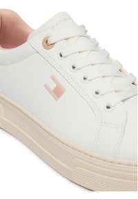 TOMMY HILFIGER - Tommy Hilfiger Sneakersy T3A9-34258-1355 Biały. Kolor: biały. Materiał: skóra #4