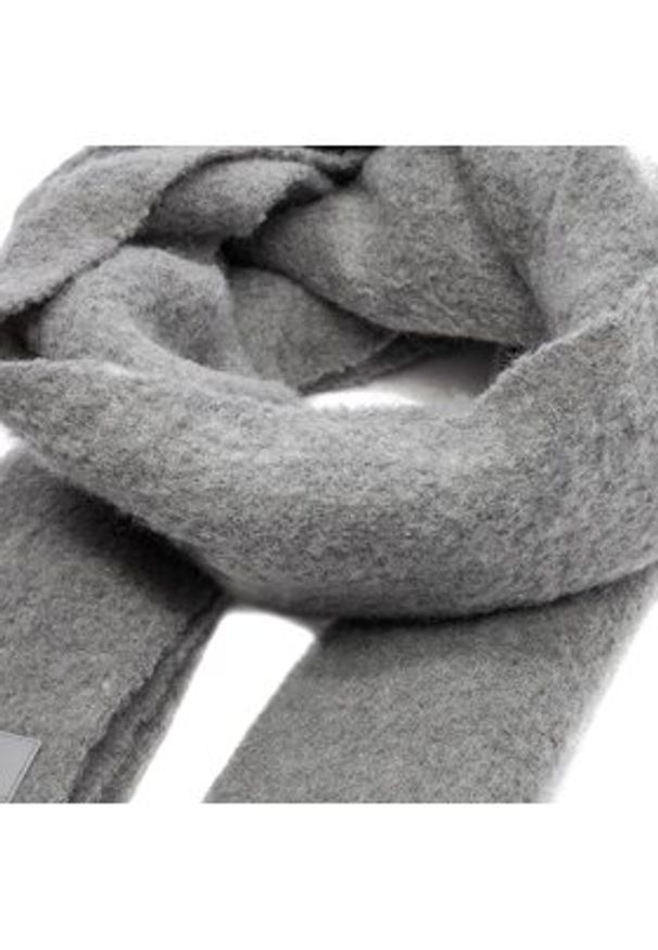 TOMMY HILFIGER - Tommy Hilfiger Szalik Tommy Twist Scarf AW0AW15530 Szary. Kolor: szary. Materiał: syntetyk