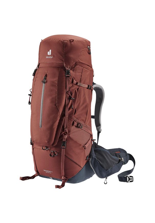 Plecak trekkingowy Deuter Aircontact X 60+15 SL damski - redwood/ink. Kolor: czerwony