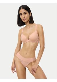 Triumph Biustonosz z fiszbiną Make-Up Illusion 10217848 Różowy. Kolor: różowy. Materiał: syntetyk