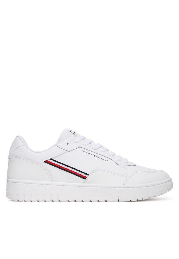 TOMMY HILFIGER - Sneakersy Tommy Hilfiger. Kolor: biały