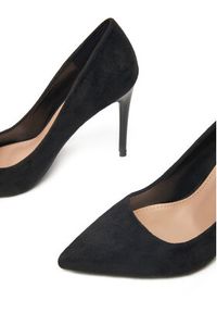 DeeZee Szpilki AS2288-11A Czarny. Kolor: czarny. Materiał: skóra. Obcas: na szpilce #4