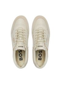 BOSS - Boss Sneakersy Baltimore Tenn 50512375 Beżowy. Kolor: beżowy. Materiał: skóra