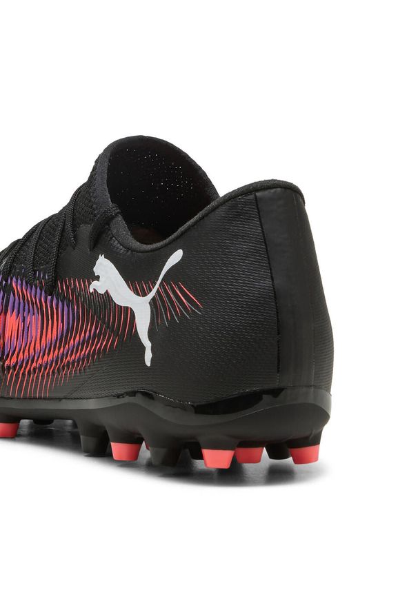 Puma - Buty piłkarskie FUTURE 8 MATCH MG niskie PUMA Black White Glowing Red. Kolor: czerwony, biały, wielokolorowy, czarny. Sport: piłka nożna