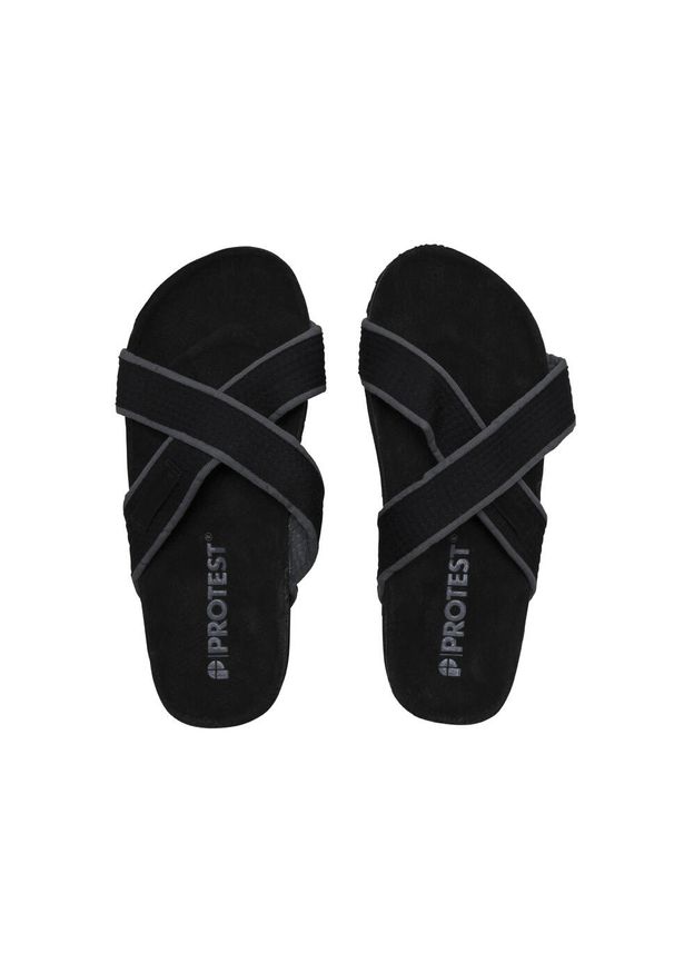 Klapki Protest Pingaa. Okazja: na plażę. Kolor: czarny. Sport: pływanie