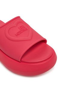 Love Moschino - LOVE MOSCHINO Klapki JA28207I0MI40604 Różowy. Kolor: różowy. Materiał: syntetyk #3