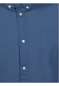 TOMMY HILFIGER - Tommy Hilfiger Koszula MW0MW37550 Niebieski Regular Fit. Kolor: niebieski. Materiał: bawełna #3