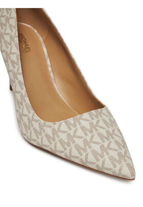 MICHAEL Michael Kors Szpilki Alina Flex 40F2HNMP1B Écru. Kolor: kremowy. Materiał: materiał, syntetyk. Obcas: na szpilce