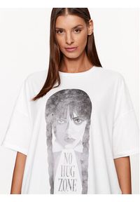 Noisy may - Noisy May T-Shirt Curly 27029688 Biały Oversize. Kolor: biały. Materiał: bawełna