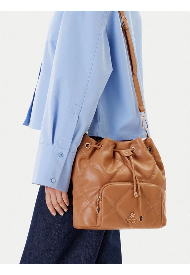 Beverly Hills Polo Club Torebka CEO-BHPC-C-011-08 Beżowy. Kolor: beżowy