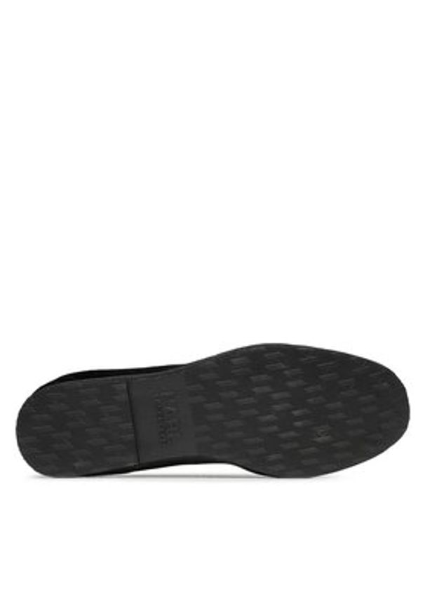 Karl Lagerfeld - KARL LAGERFELD Kapcie KL40023 Czarny. Kolor: czarny. Materiał: materiał