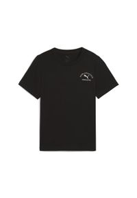 Puma - Młodzieżowa koszulka PUMA Class z grafiką PUMA Black. Kolor: czarny. Sport: joga i pilates